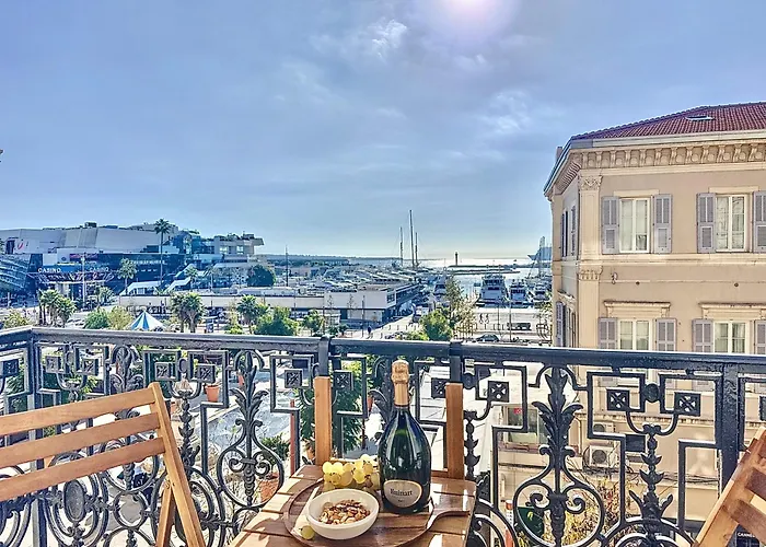 Deluxe Seaview Balcony - 2 Min Palais & Beach