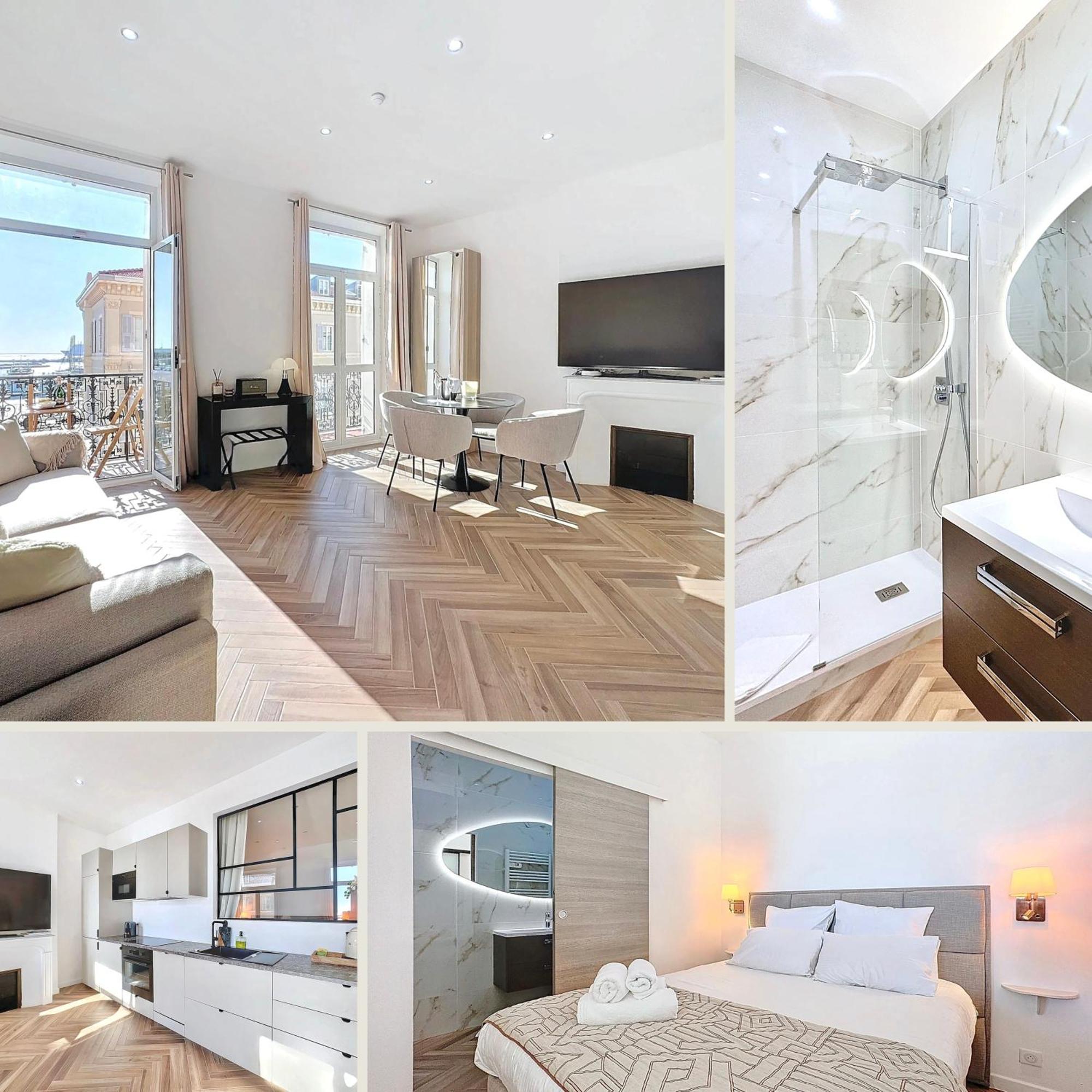 Deluxe Seaview Balcony - 2 Min Palais & Cannes